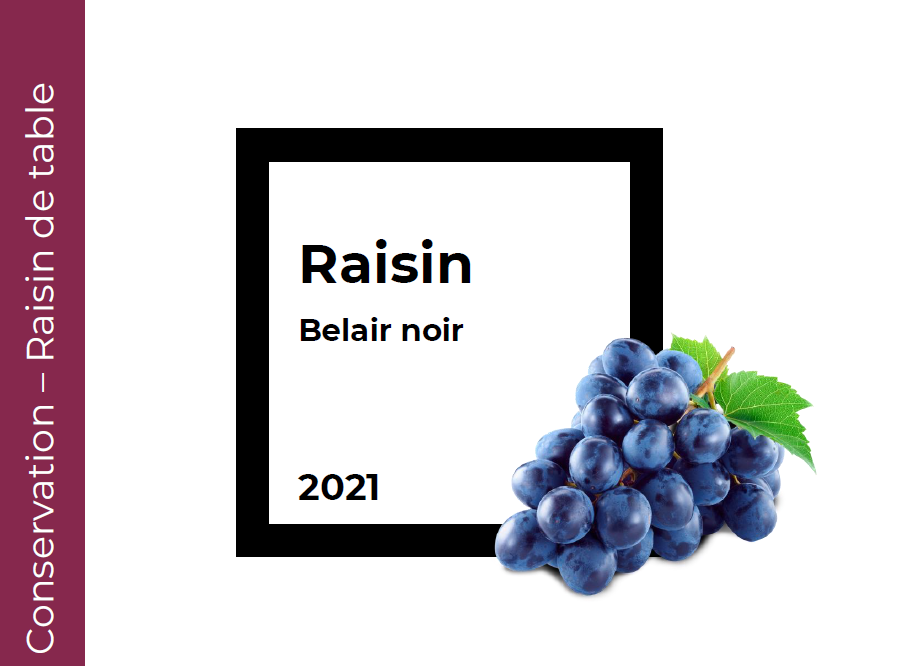 Conservation Raisin Belair
