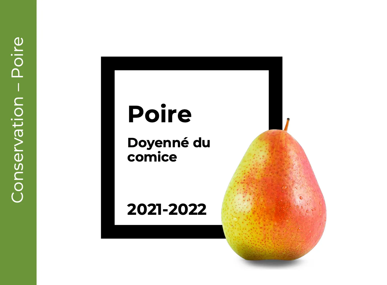 Conservation Poire Comice